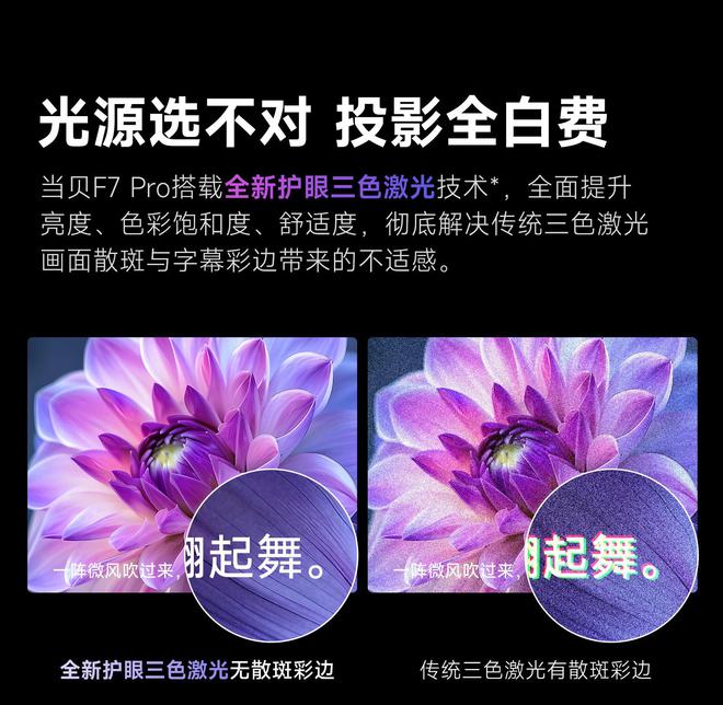 7 Pro3600流明高亮度白天观影毫无压力pg电子中国网站618客厅投影仪选择当贝F(图7)